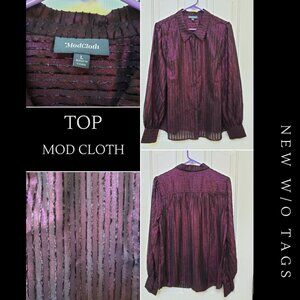 NWOT - Mod Cloth Blouse sz L
